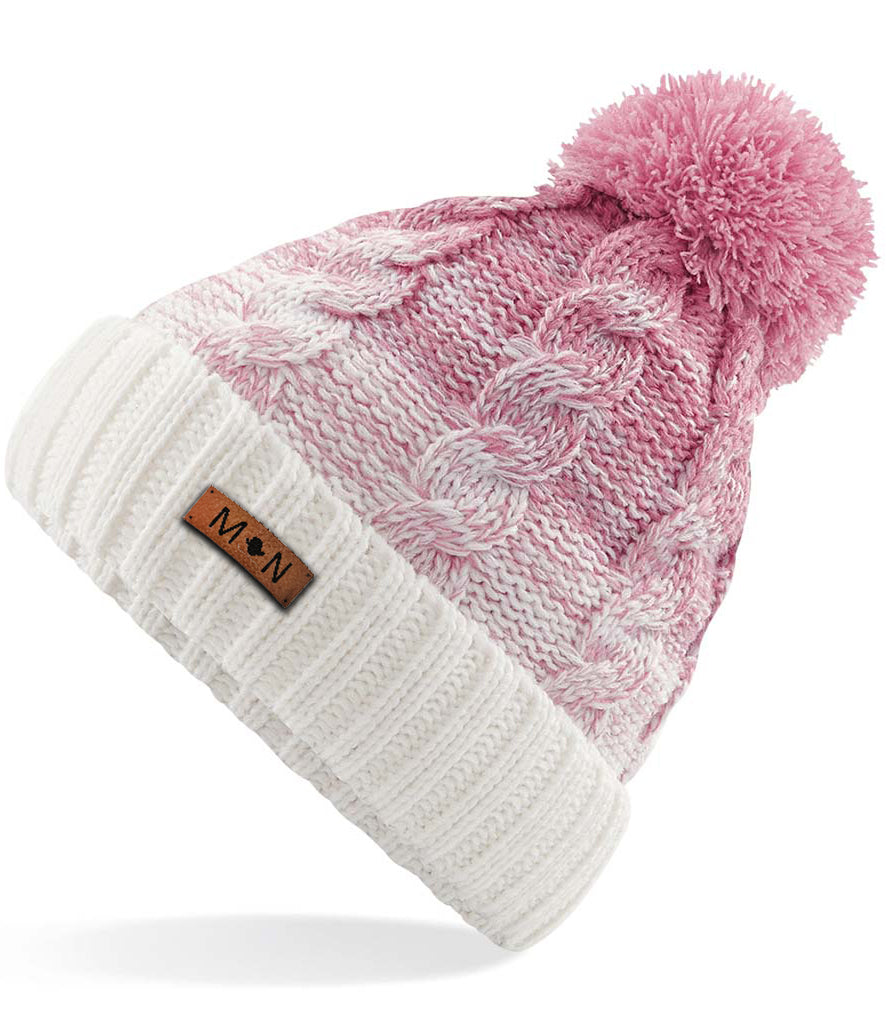 Ombre Pom Pom Beanie