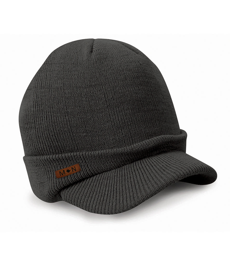 Winter Knitted Peak Hat