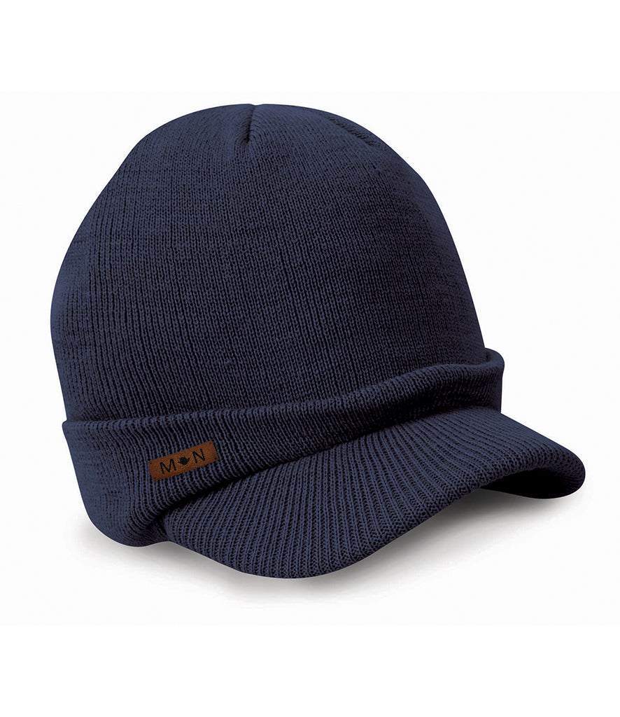 Winter Knitted Peak Hat