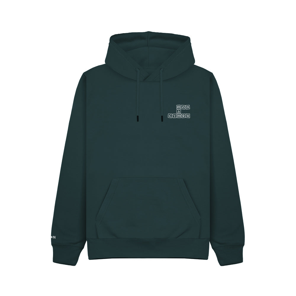 Scrabble Môn Mam Cymru Hoodie
