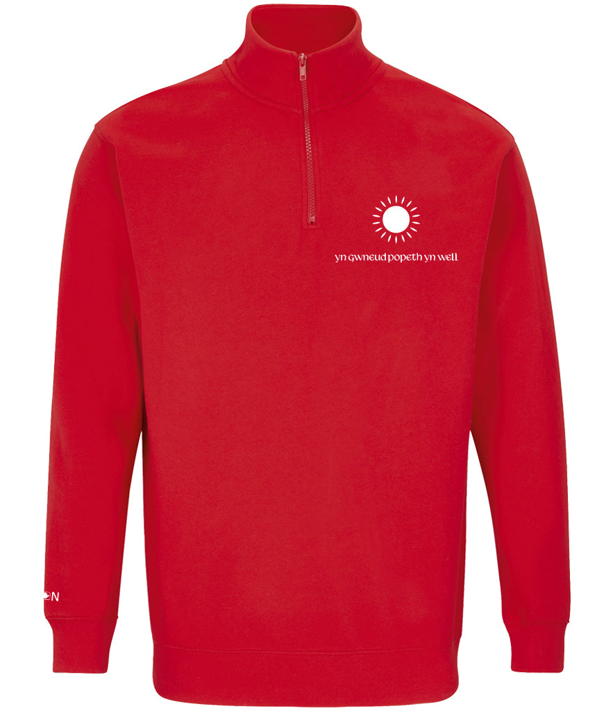 Yn Gwneud Popeth yn Well Zip-up Sweater