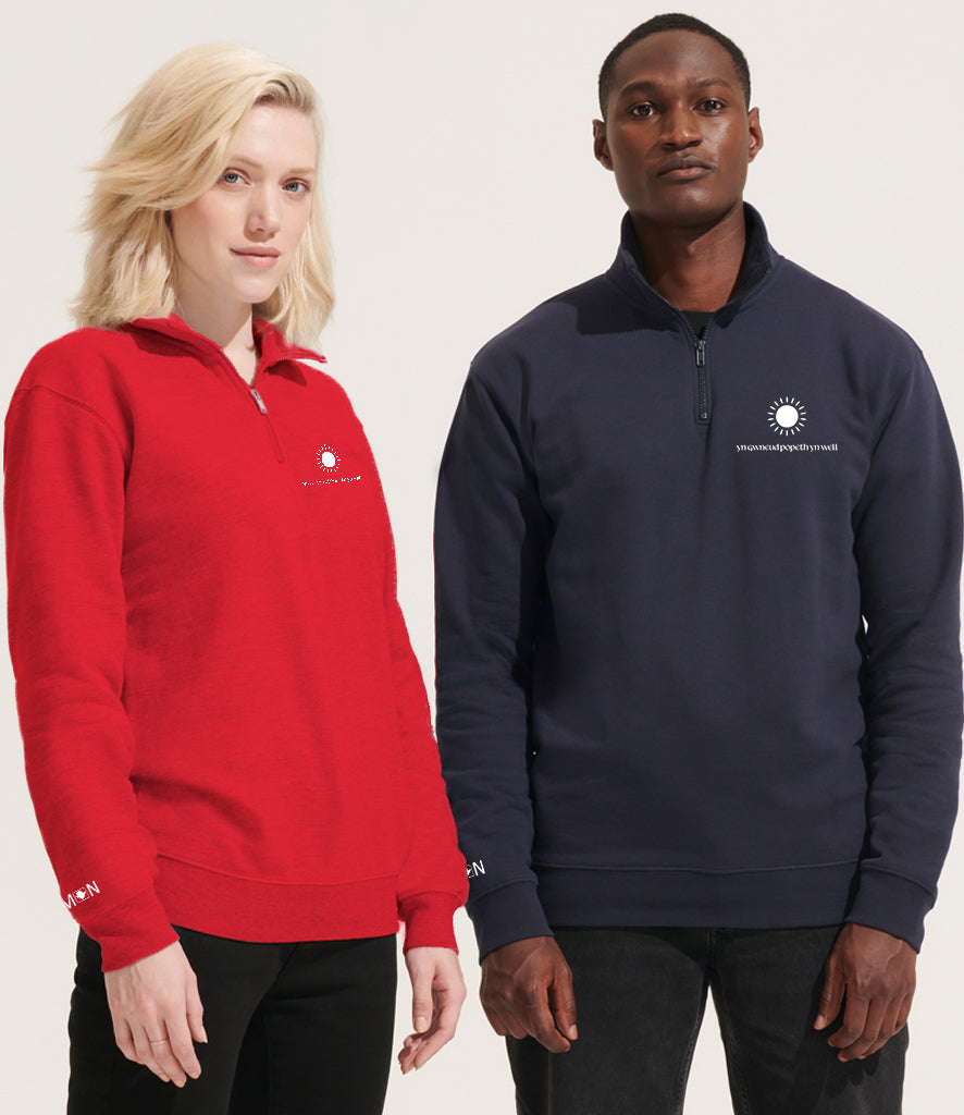 Yn Gwneud Popeth yn Well Zip-up Sweater