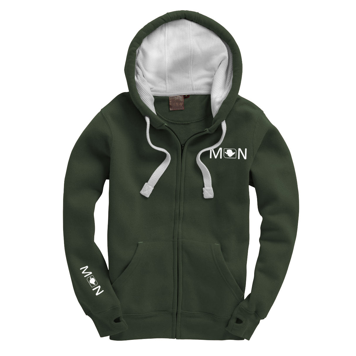 Adults' Peach Soft Zipped Hoodie