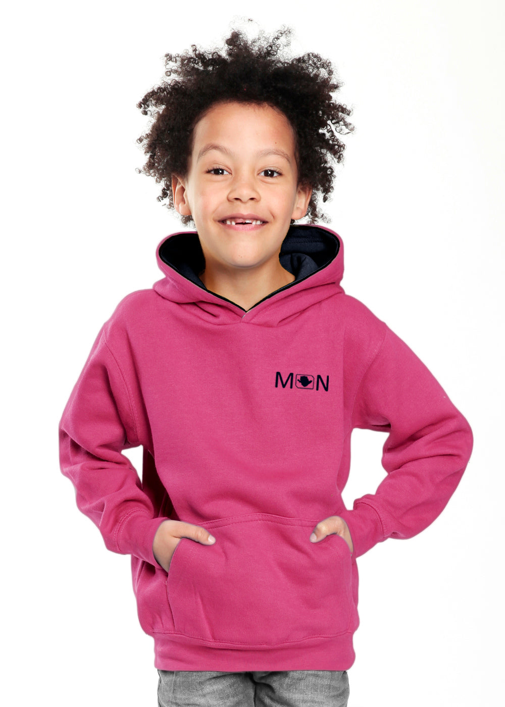 Kids' Contrast Hoodie