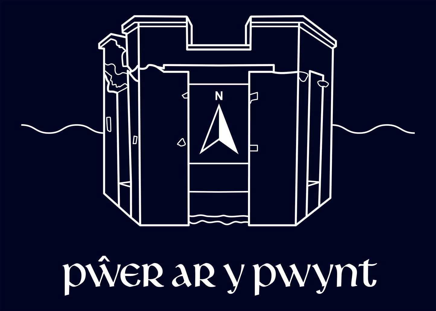 Pŵer ar y pwynt T-Shirt