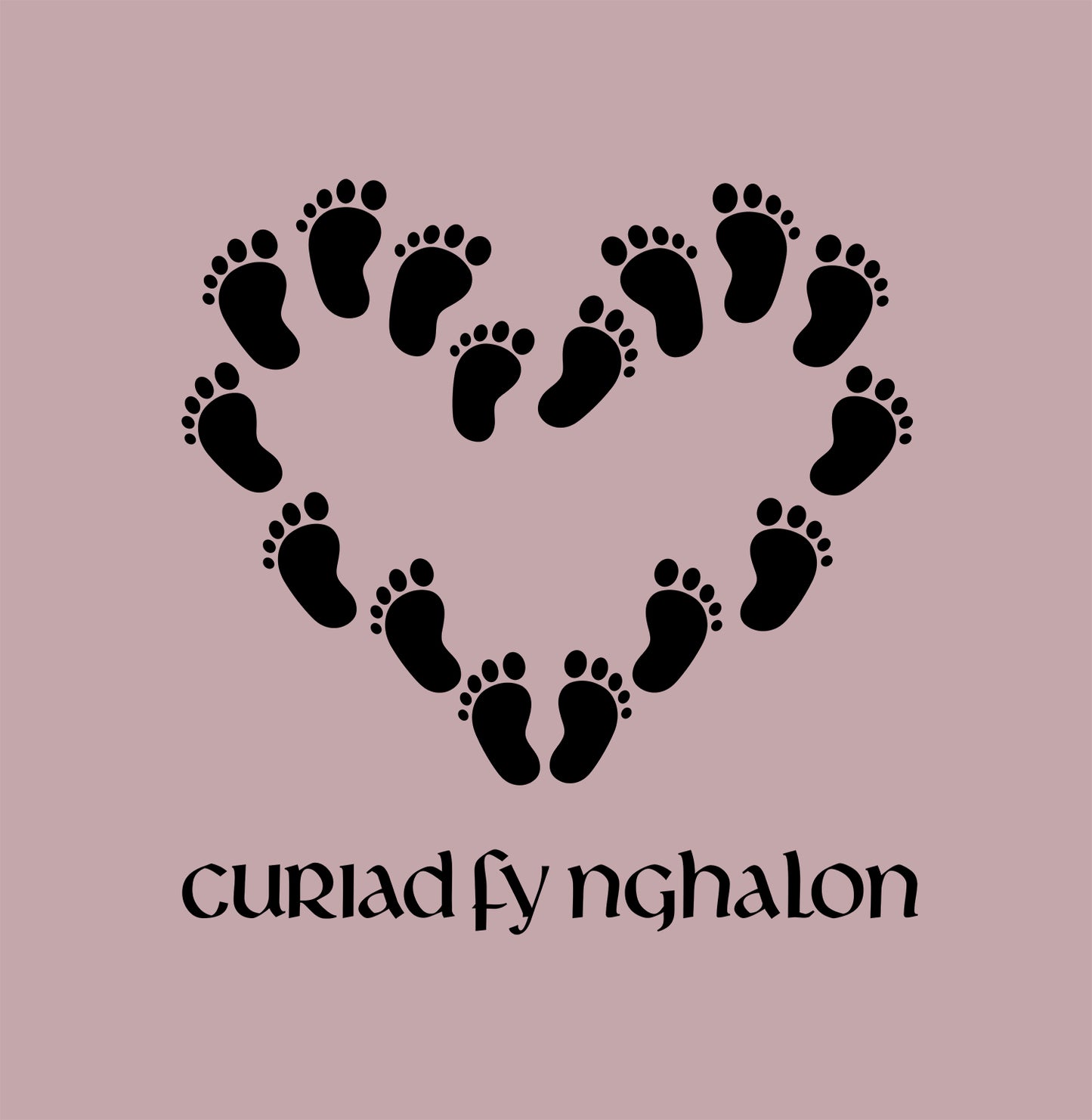 Curiad Fy Nghalon - The beat of my heart - Organic cotton dungarees